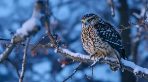 En hiver, les jeunes milans royaux passent toutes leurs nuits ensemble